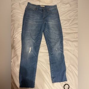 Madewell The High Rise Slim Crop Boyjean